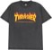 Thrasher Flame Vintage T-Shirt - black