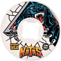 Slime Balls Natas Reissue Hardline Skateboard Wheels - white (95a)