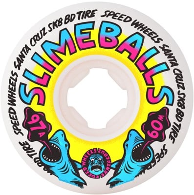Slime Balls Heritage Shark Spew Vomits Skateboard Wheels - white (97a) - view large