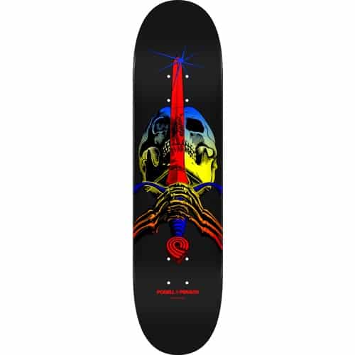 Powell Peralta Skull & Sword 9.0 246 Shape Skateboard Deck