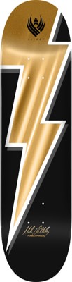Powell Peralta Vallely Lightning Bolt 8.75 Flight Skateboard Deck - gold foil - view large