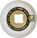 OJ Double Duro Chubbies Skateboard Wheels - white/gum (101a/95a) - reverse