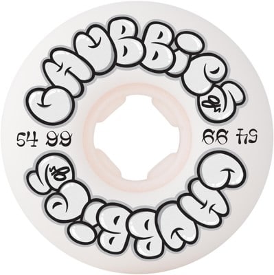 OJ Throw Ups Chubbies Skateboard Wheels - white (99a) - view large