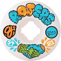 OJ Roger x OJ Rojers Elite Hardline Skateboard Wheels - white (101a)