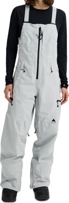 Burton Women's Reserve GORE-TEX 2L Bib Pants - gray cloud - view large