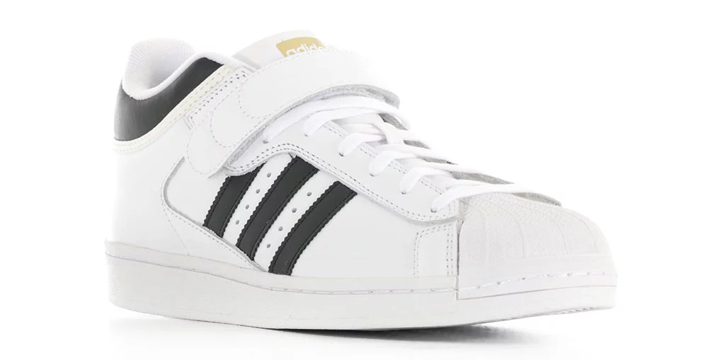 Adidas Pro Shell ADV Skate Shoes white/core black/gold Tactics