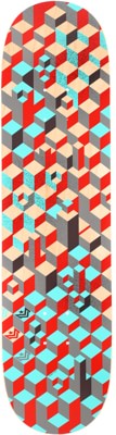 Mini Logo Pattern Blocks 8.0 242 Shape Skateboard Deck - view large