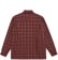 Polar Skate Co. Mike Flannel Shirt - oxblood check - reverse