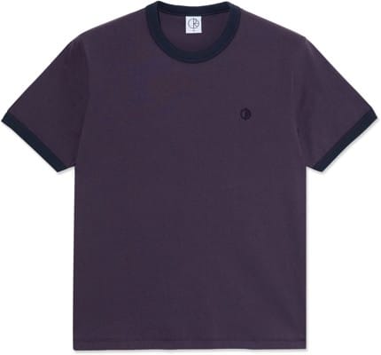 Polar Skate Co. Ringer T-Shirt - dark violet/navy - view large