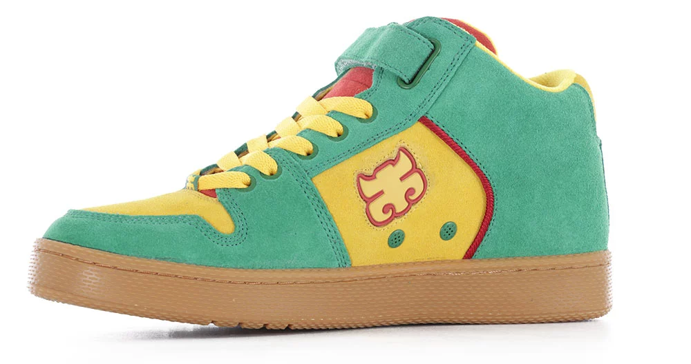 スケートボード IPATH GRASSHOPPER RASTA SUEDE IPath Grasshopper Skate Shoes - rasta suede | Tactics