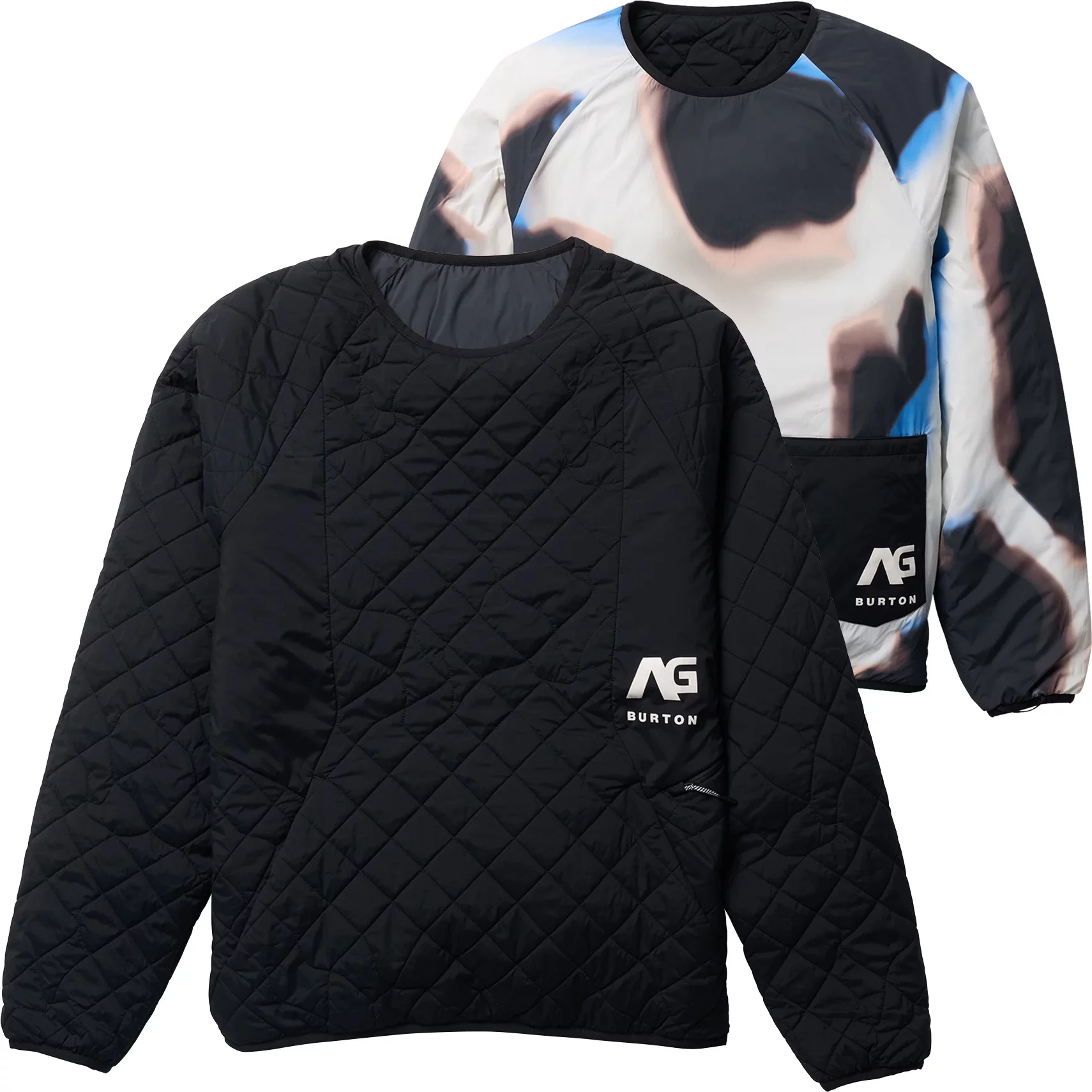 Burton AG Pinball Reversible Insulated Pullover - true black | Tactics