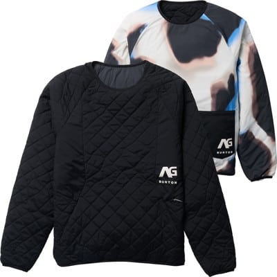 Burton AG Pinball Reversible Insulated Pullover - true black - view large