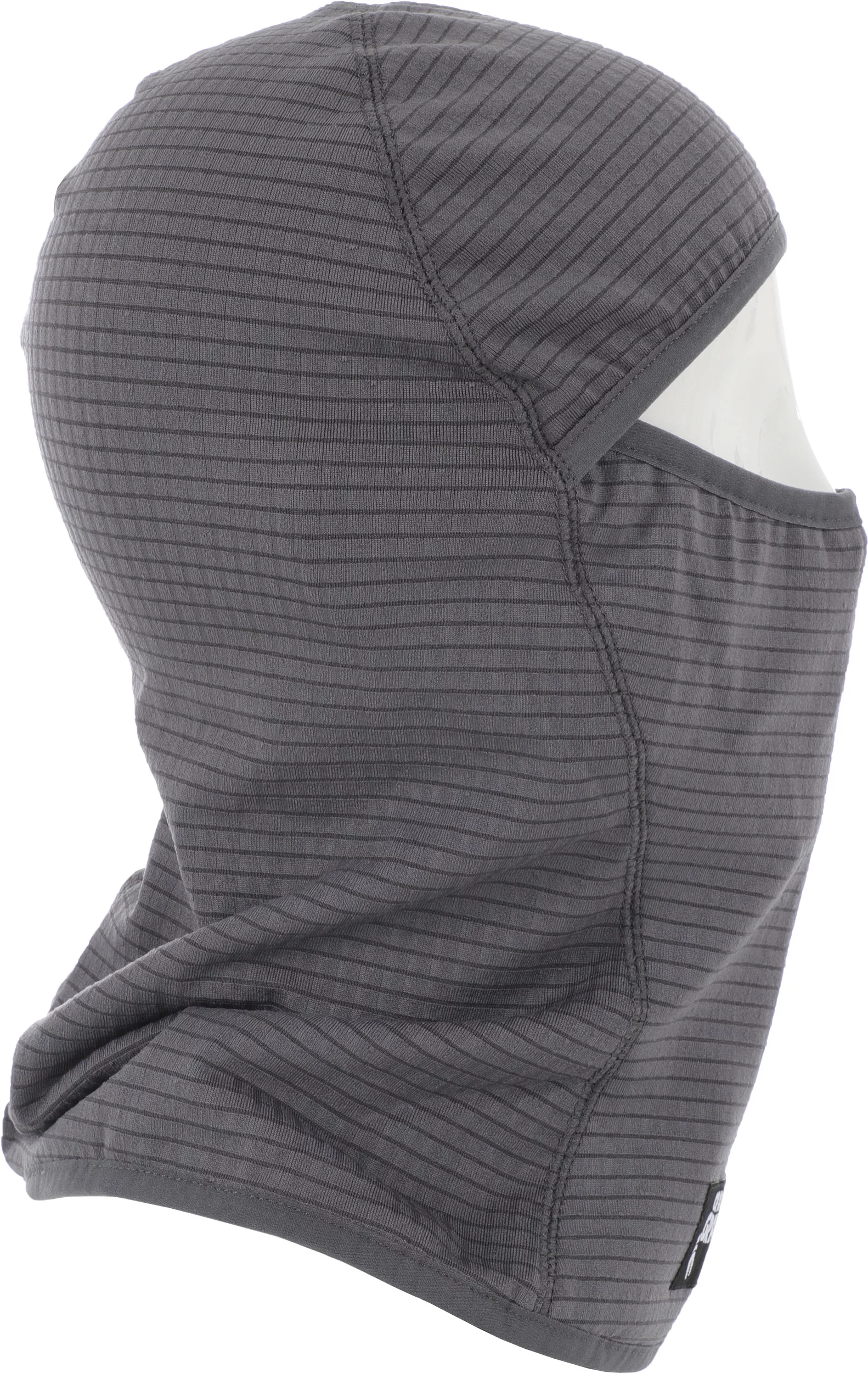 WAFFLE HOOD SCARF CHARCOAL Folk Waffle Scarf - Navy Stripe