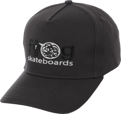 Frog Trash Talk Snapback Hat - vintage black - view large