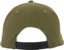 Frog Trash Talk Snapback Hat - army green - reverse
