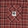 Polar Skate Co. Mike Flannel Shirt - oxblood check - front detail
