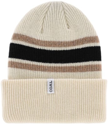 Coal Haines Beanie - off white/black - view large