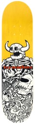 Toy Machine Dead Monster Bones 8.25 Skateboard Deck - yellow