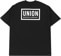 Union Logo T-Shirt - black - reverse