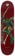 Powell Peralta Caballero Gundam 8.25 Flight 243 Shape Skateboard Deck - burgundy/gold foil