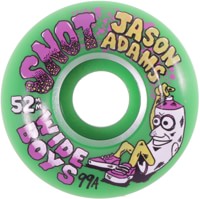 Snot Adams Wide Boys Skateboard Wheels - green (99a)