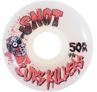 Snot Curb Killers Skateboard Wheels - white (99a)
