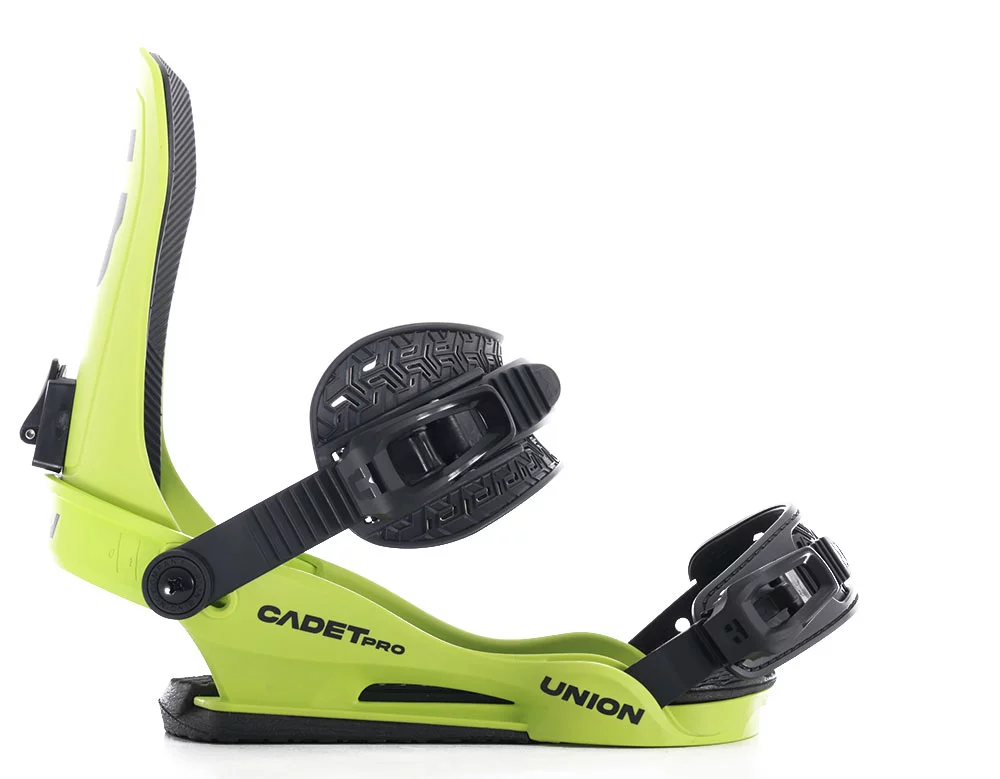 Union Kids Cadet Pro Snowboard Bindings 2026 - cyber lime | Tactics