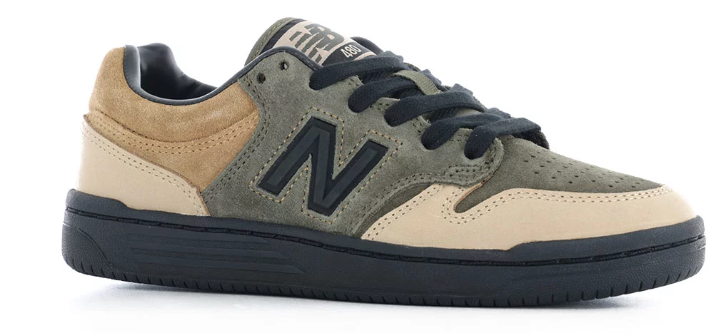 New Balance Numeric 480 Skate Shoes - (8five2) green/brown | Tactics