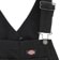 Dickies Women's Duck Canvas Bib Overall Pants - black - front detail