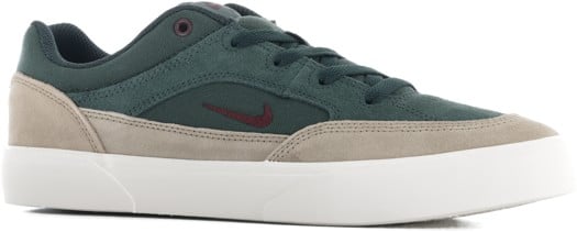 Nike SB Malor Skate Shoes - seaweed/burgundy crush-khaki-phantom-sail - view large