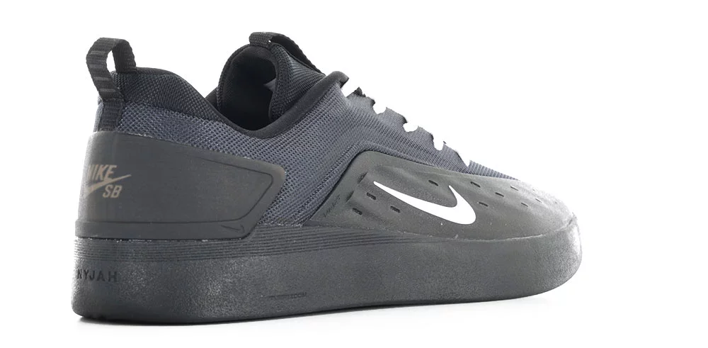 NIKE SB NYJAH スニーカー ブラック/グレー Nike SB SB Zoom Nyjah 4 Skate Shoes - black/white-black | Tactics
