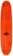 The Heated Wheel Grasshopper Guy 6.0 Skateboard Deck - orange