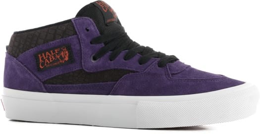 Vans Skate Half Cab Shoes - croc grape - view large