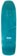 Tactics Oval Logo Double Driller Shape Skateboard Deck - blue