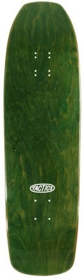 Tactics Oval Logo Double Driller Shape Skateboard Deck - green - view large