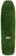 Tactics Oval Logo Double Driller Shape Skateboard Deck - green