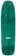 Tactics Oval Logo Double Driller Shape Skateboard Deck - teal