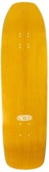 Tactics Oval Logo Double Driller Shape Skateboard Deck - yellow