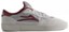 Lakai Cambridge Skate Shoes - grey/burgundy suded