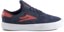 Lakai Kids Cambridge Skate Shoes - navy/red suede