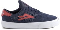 Lakai Kids Cambridge Skate Shoes - navy/red suede