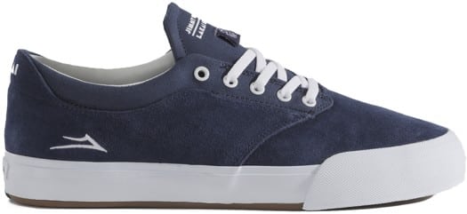 Lakai Wilkins Skate Shoes - navy suede - view large