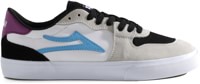 Lakai York Skate Shoes - white/black suede