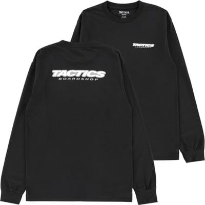 Tactics Throwback Logo L/S T-Shirt - black - view large