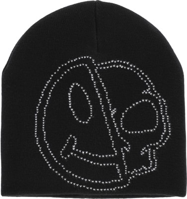 Erased 2 Face Skully Beanie - black - view large