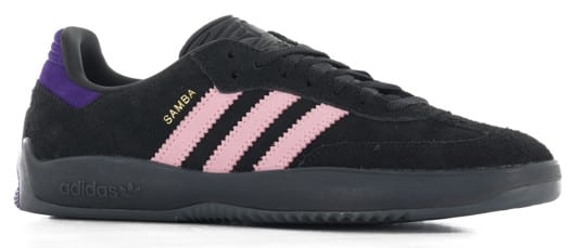 Adidas PUIG Samba Skate Shoes - core black/off white/pink - view large