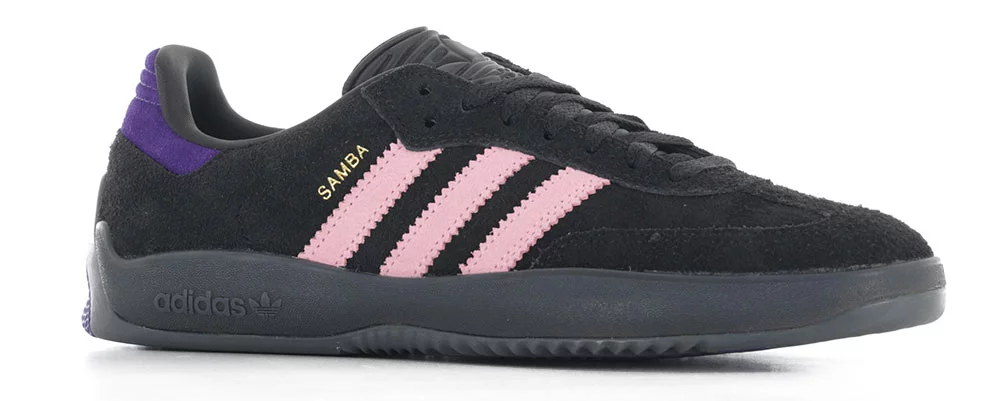 Adidas PUIG Samba Skate Shoes - core black/off white/pink | Tactics