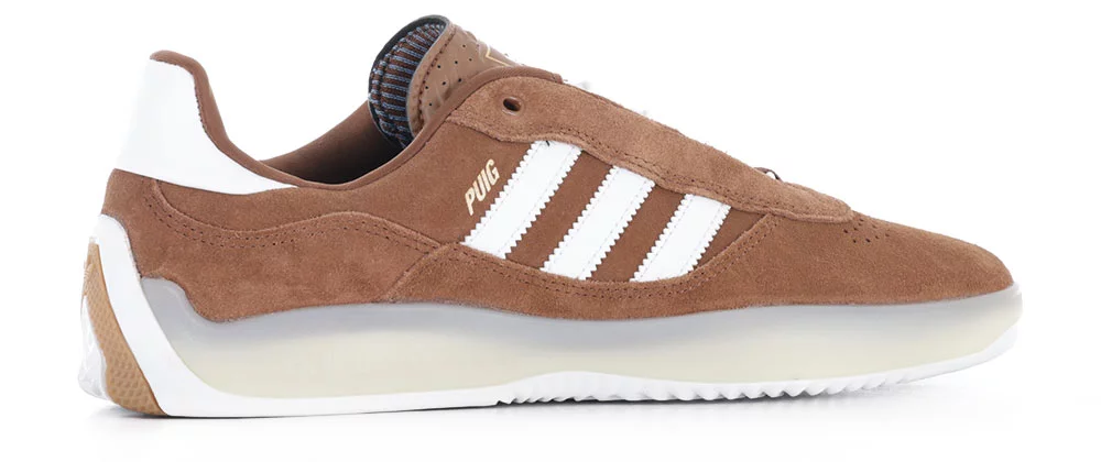 Adidas PUIG Skate Shoes - preloved brown/white/gold | Tactics