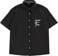 Erased Big E S/S Shirt - black - front