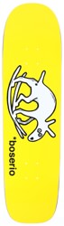 Polar Skate Co. Boserio Useless Wooden Dog 8.75 P1 Shape Skateboard Deck - yellow
